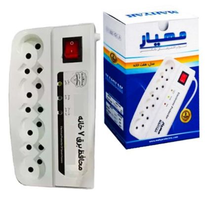 تصویر  محافظ برق هفت خانه  3 متری مدل  SA-MAHYAR